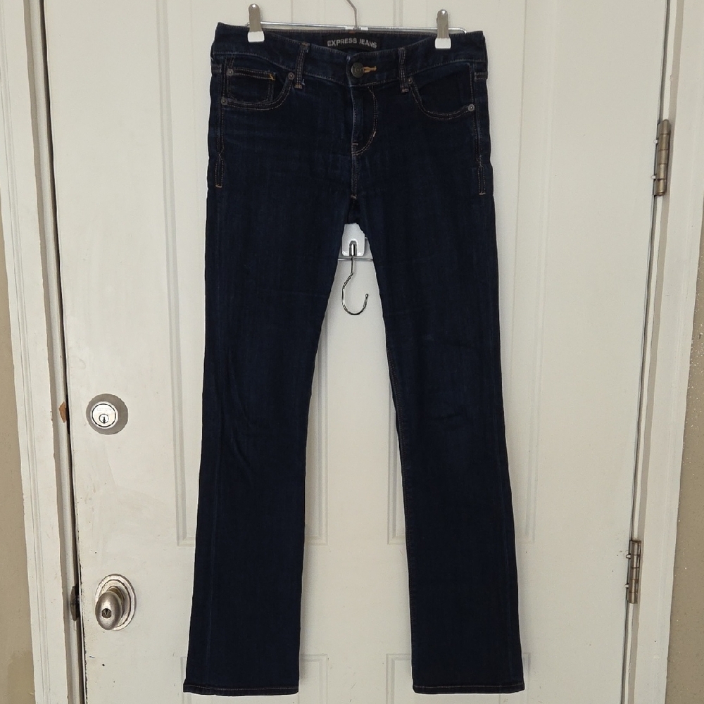 Express Women's Dark Indigo Boot Cut Jeans
